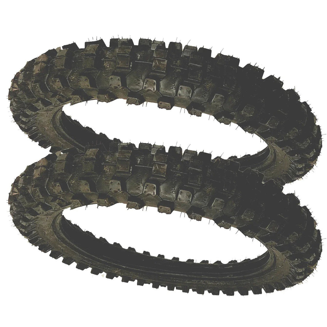 2 Pack 90/100-14 Dirt Bike Tires For Honda Esa Yamaha KTM Kawasaki Wheel Tire