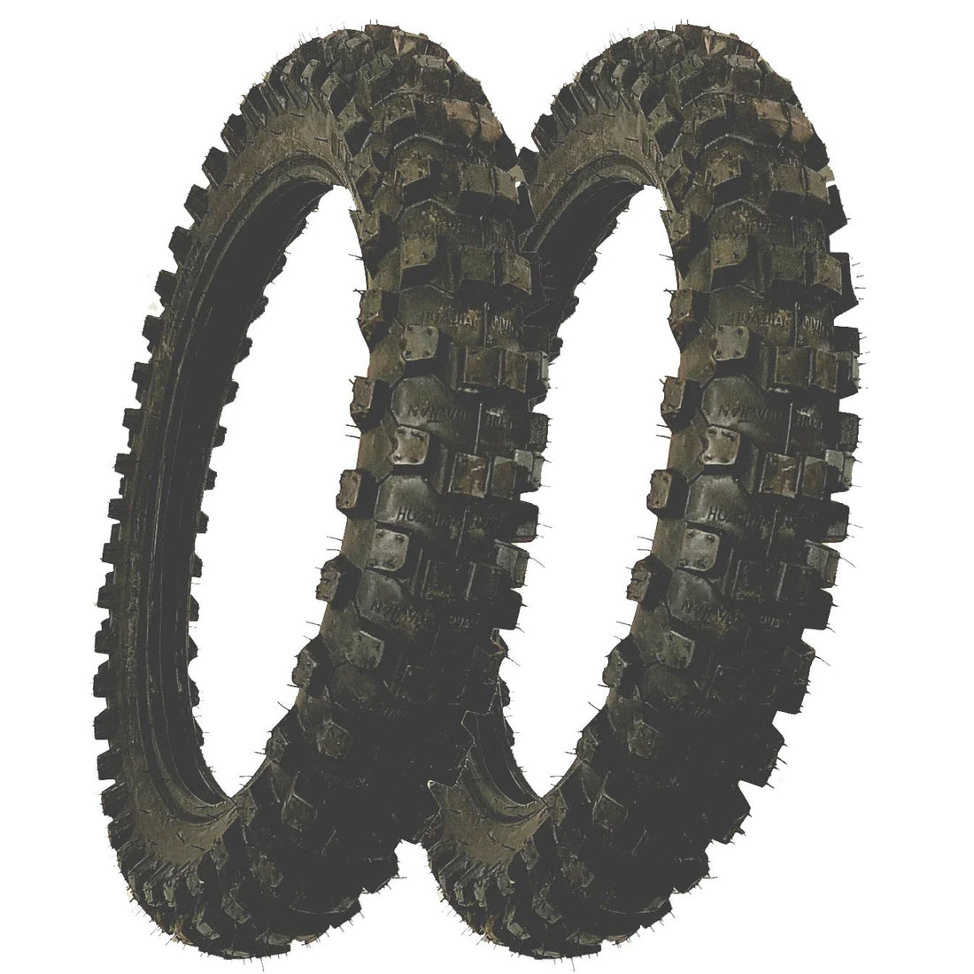 2 Count Rear 70/100-19 Tires For Honda Yamaha Kawasaki Suzuki Dirt Bike Offroad