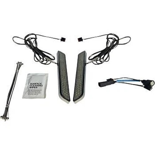 Custom Dynamics CD-FORK-SS6-SC Smoke / Chrome LED Front Fork Lights