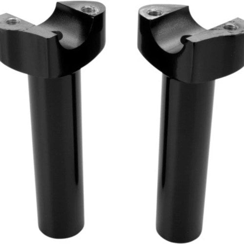 Drag Specialites 0602-0405 Black 5.5" Straight Handlebar Risers for Harley 1"