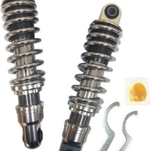 Chrome Shocks 10.5" Premium Rear Suspension fr Harley Dyna Fxd Fxdwg 99-17