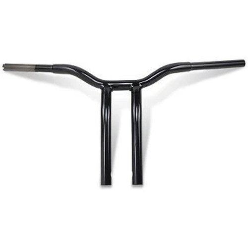 LA Choppers LA-7338-14B Black 14" Kage Fighter Welded Bent-Riser Handlebar