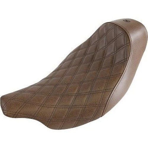 Saddlemen 808-07B-002BLS Renegade Brown Lattice Stitch Solo Seat - Touring 08-24