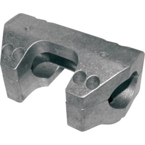 LA Choppers LA-7420-00 1-1/4" Raw Riser Clamp for Harley Road King 94-07