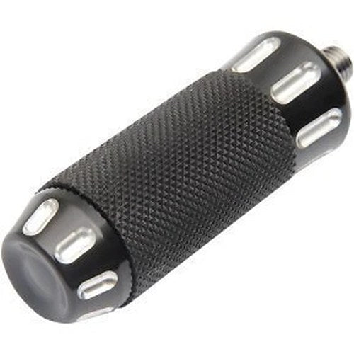 Drag Specialties 1603-0286 Black Cut Shifter Peg for Harley