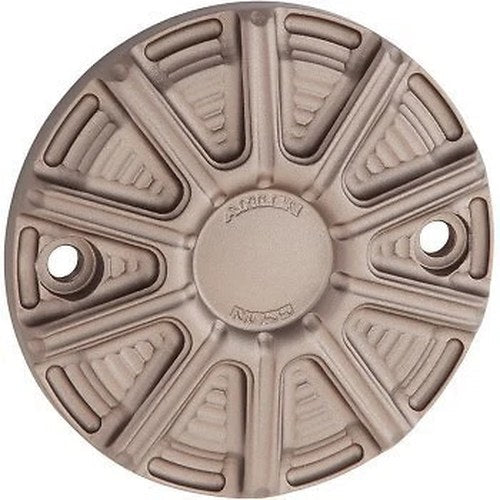 Arlen Ness Titanium Gray 10-Gauge Timer / Points Cover for Harley M8 17-20