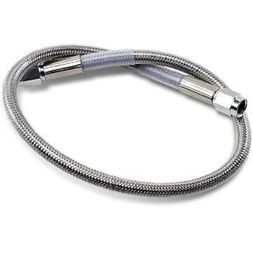 Drag Specialties DS098818 Universal Brake Line- Clear-Coated - 18"