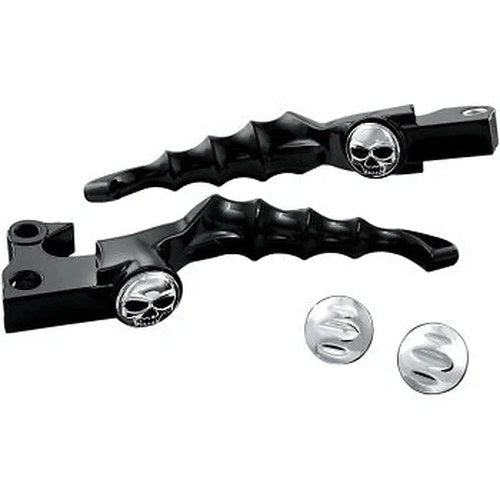Kuryakyn 1091 Black Zombie Clutch & Brake Levers Set for 08-13 Harley Touring