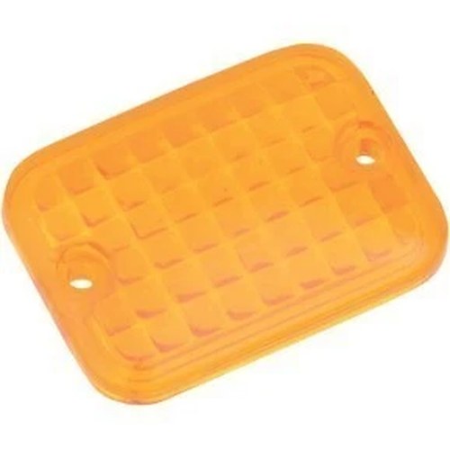 Drag Specialties 2040-0301 Amber Rectangular Mini Marker Light Lens