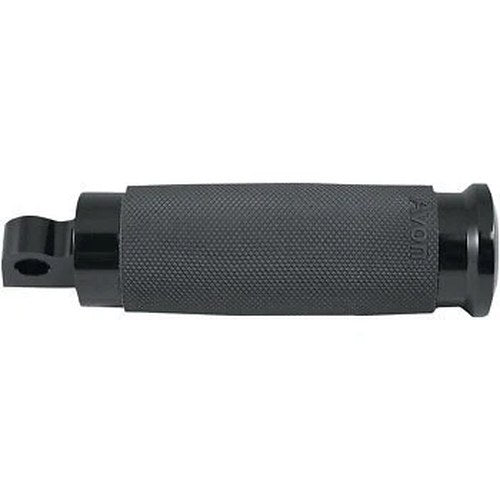 Avon FP-CC-86-ANO Black Custom Contour Footpegs for Harley Male Mount Style