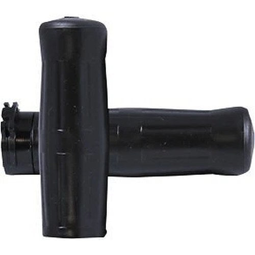 Avon OLD-69-BLACK Old School Rubber Black Hand Grips for Cable Op Throttle