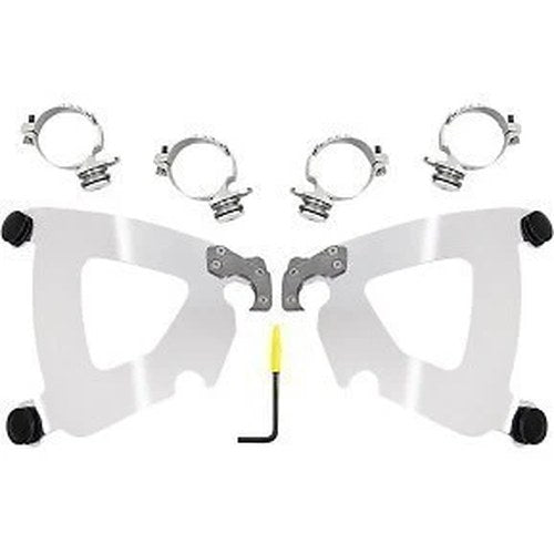 Memphis Shades HD MEB2059 Road Warrior Trigger-Lock Mount Kit- Black - XL