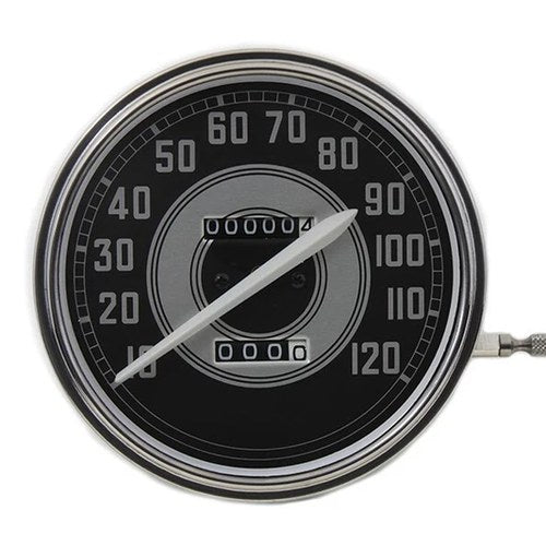 V-Twin 39-0427 Replica 2:1 Speedometer with White Needle