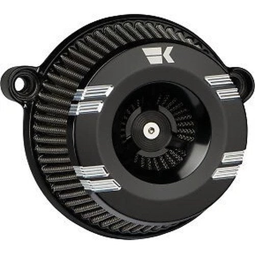 Khrome Werks 250200 Black Klassic Instigator Air Cleaner for Early Twin Cam