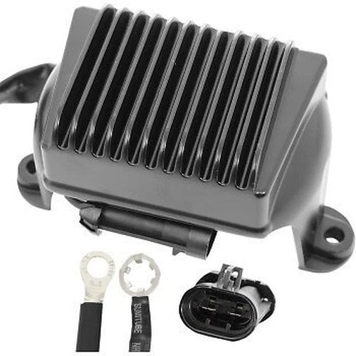 Drag Specialties 2112-0790 Black Solid-State Regulator 02-03 FLHT/FLHR/FLTR