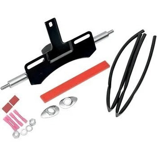 Drag Specialties Rear Turn Signal Relocation to License Plate Mount Kit