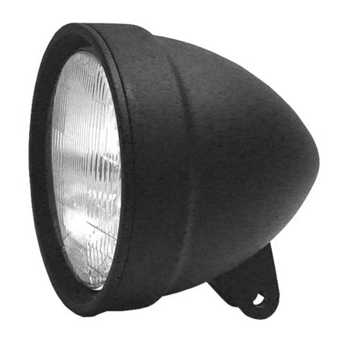 Black 5-3/4" Headlight for Harley Bottom Mount Custom Application