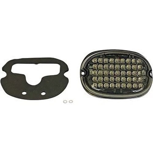 Custom Dynamics CD-TL-TW-S Smoke Low Profile LED Taillight with Top Tag Light