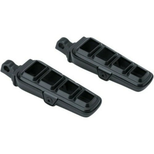 Kuryakyn 6667 Black Dillinger Footrest Foot Pegs Harley Dyna Softail Male Mount