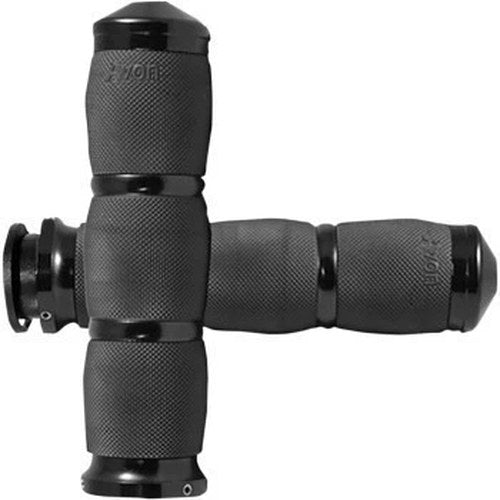 Avon IN-TO-AIR-90-AN Black 3-Ring Air Cushioned Hand Grips for Indian
