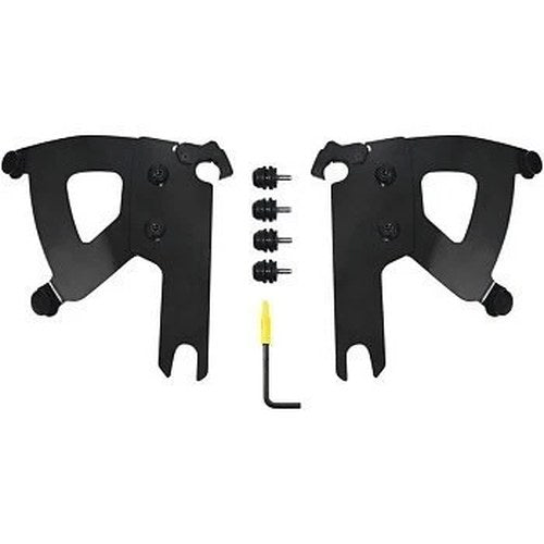 Memphis Shades MEB2040 Road Warrior Trigger-Lock Mount Kit Black for FLHRS/XS