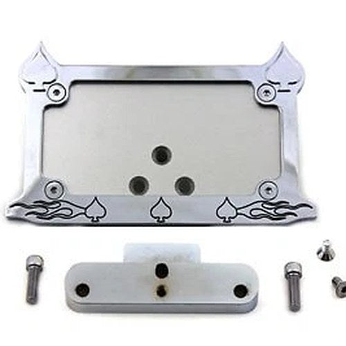 V-Twin 42-0987 Tail Lamp and License Plate Holder Spade Style