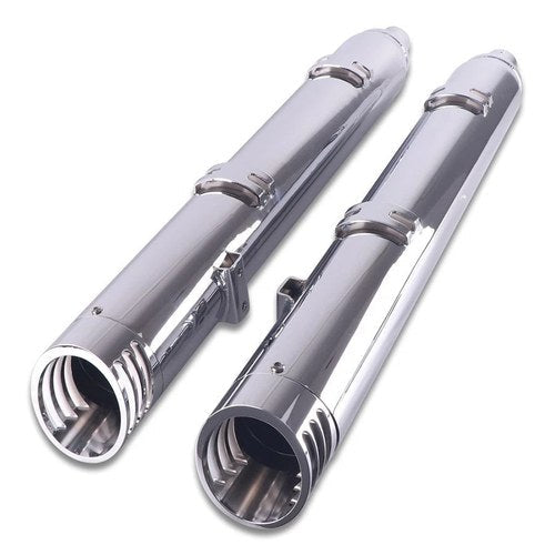 V-Twin 30-0662 Indian Slip On Muffler Set Chrome