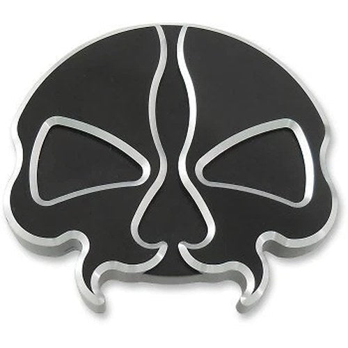 Drag Specialties 0703-0786 Black Split Skull Right Hand Vented Gas Cap for 96-24