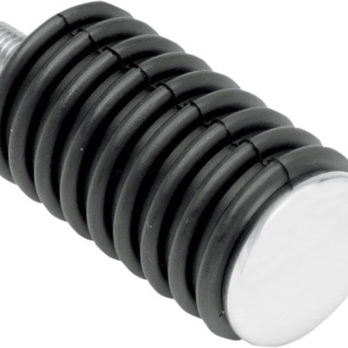 Drag Specialties DS-253407 Rubber & Chrome Shifter Peg - Softail Dyna Sportster