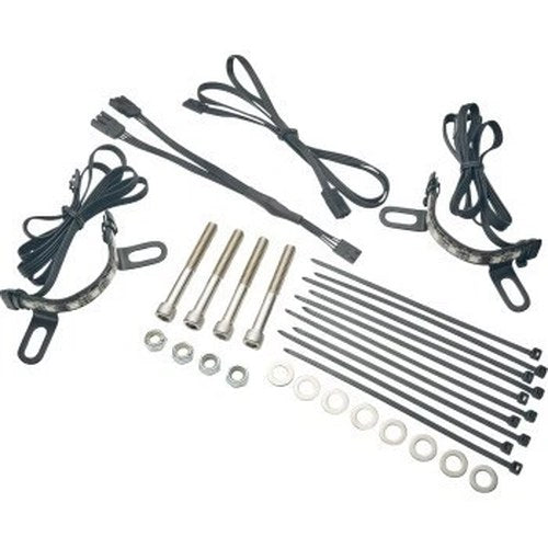 Ciro 46009 Shock & Awe Fork Lights for 00-24 Harley Touring