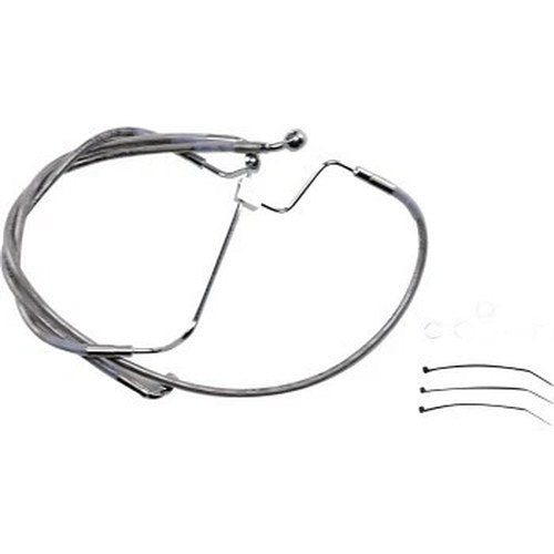 Drag Specialties 1741-3979Extended Length Stainless Steel Brake Line Kit