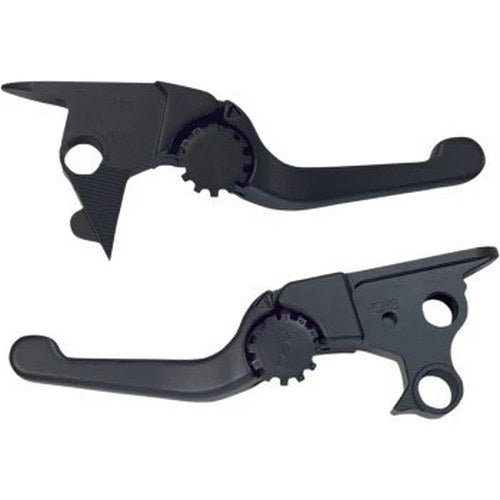Psr Black Anthem Shorty Adjustable Brake & Clutch Lever Set for 15-22 Softail