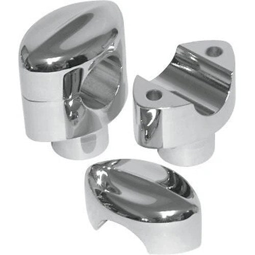 LA Choppers 1-1/2" Tall Mohawk Hefty Risers for 1-1/4" Handlebars Harley Use