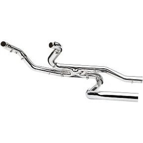 Cobra 6256 Chrome Pro Chamber Headpipes for Trikes 17-22