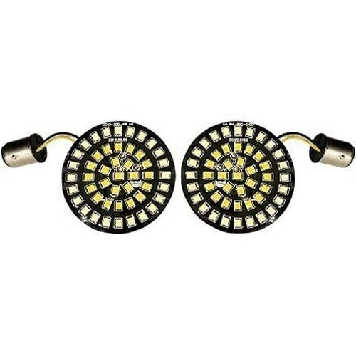 Drag Specialties 2020-1807 Front Dual Ring Bullet Style Turn Signal Inserts