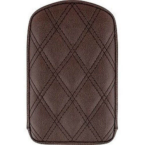 Saddlemen 041145 / 0822-0329 Brown Lattice Stitch Sissy Bar Pad 11" x 6.5"