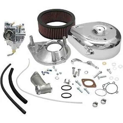 S&S Cycle 11-0401 Super E Carburetor Kit for 55-65 Panhead w/Standard Tank