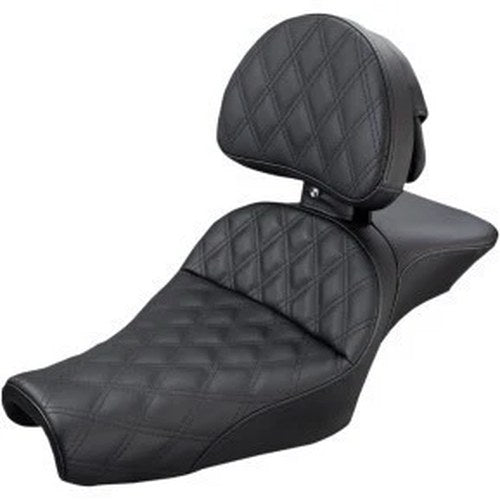 Saddlemen 807-11-030LS Explorer Seat w/ Driver Backrest for 04-22 XL 3.3 Gallon