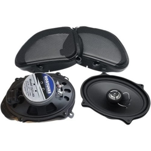 Hogtunes 3572-AA Gen3 5 x 7 Front Fairing Speakers w/ Grills - 99-13 Road Glide