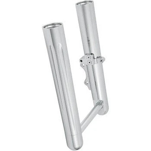 Arlen Ness 40-502 Chrome Deep Cut Dual-Disc Hot Legs Fork Legs for 14-23 Touring