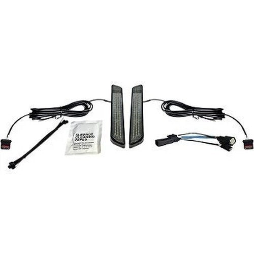 Custom Dynamics CD-FORK-SS6-SB Smoke / Black LED Front Fork Lights