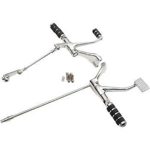 Drag Specialties 1622-0486 Chrome Forward Control Kit for Sportster 14-21