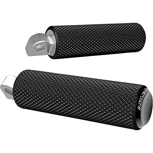 Arlen Ness 07-925 Black Knurled Male Mount Foot Peg for Harley Davidson
