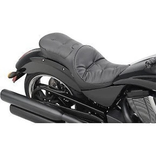 Drag Specialties EZ Glide II Backrest Compatible Low Profile Touring Seat