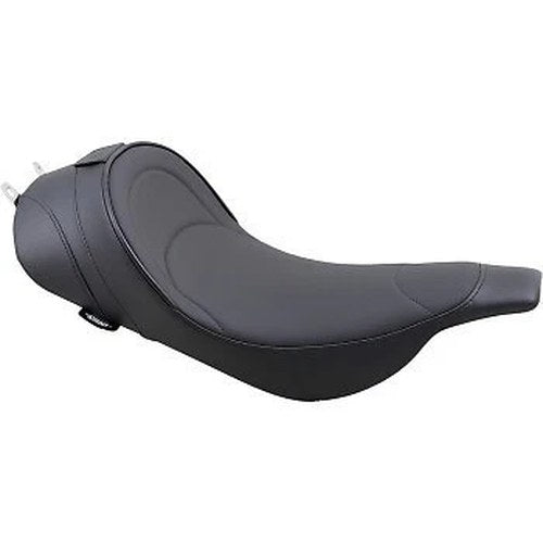 Drag Specialties 0801-0491 Backrest Compatible Solo Seat for 97-07 FLHT/FLTR