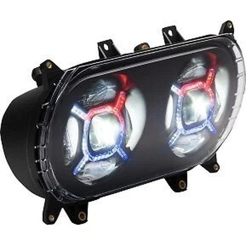 Custom Dynamics PG-RG-B ProGLOW Double-X LED Headlight for Road Glide 15-23