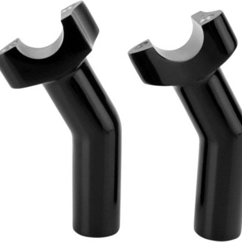 Drag Specialties 0602-0414 Black 4.5" Pullback Handlebar Risers for 1" Harley