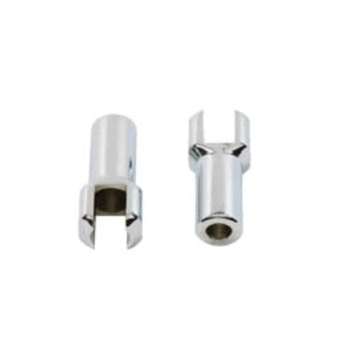 V-Twin 27-0062 Chrome Footpeg Support Yokes Passenger fits Harley 1-7/8" L