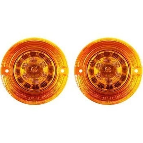 Custom Dynamics PB-A-1157-T Flat Style Amber ProBeam LED Turn Signal Inserts