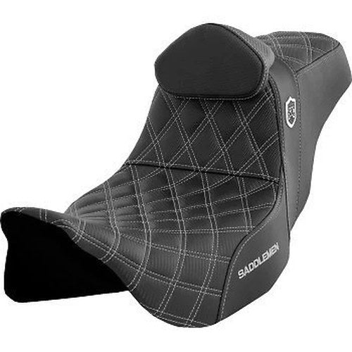 Saddlemen SC80807SILRT Pro Series Sdc Performance Grip Seat- FLH/FLT '08-'23